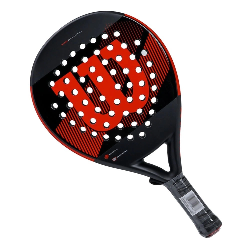 Raquete Paddle Wilson Pro Staff Elite - unissex - preto e vermelho