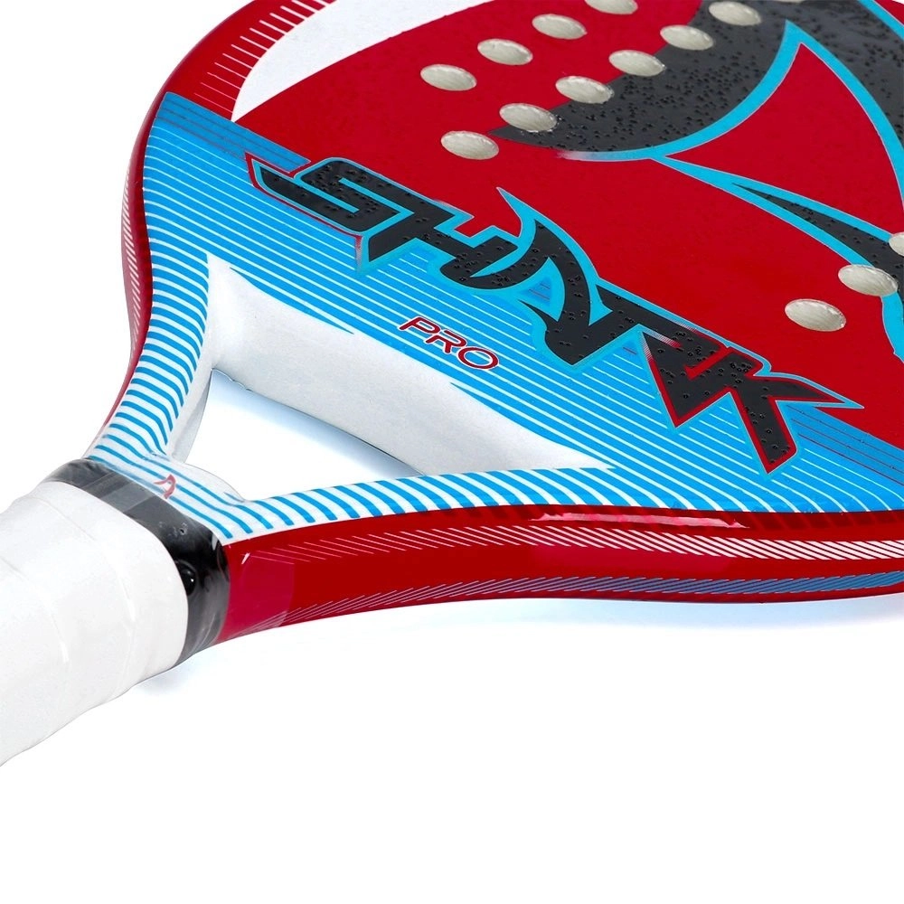 Raquete Shark On Court - unissex - vermelho e branco