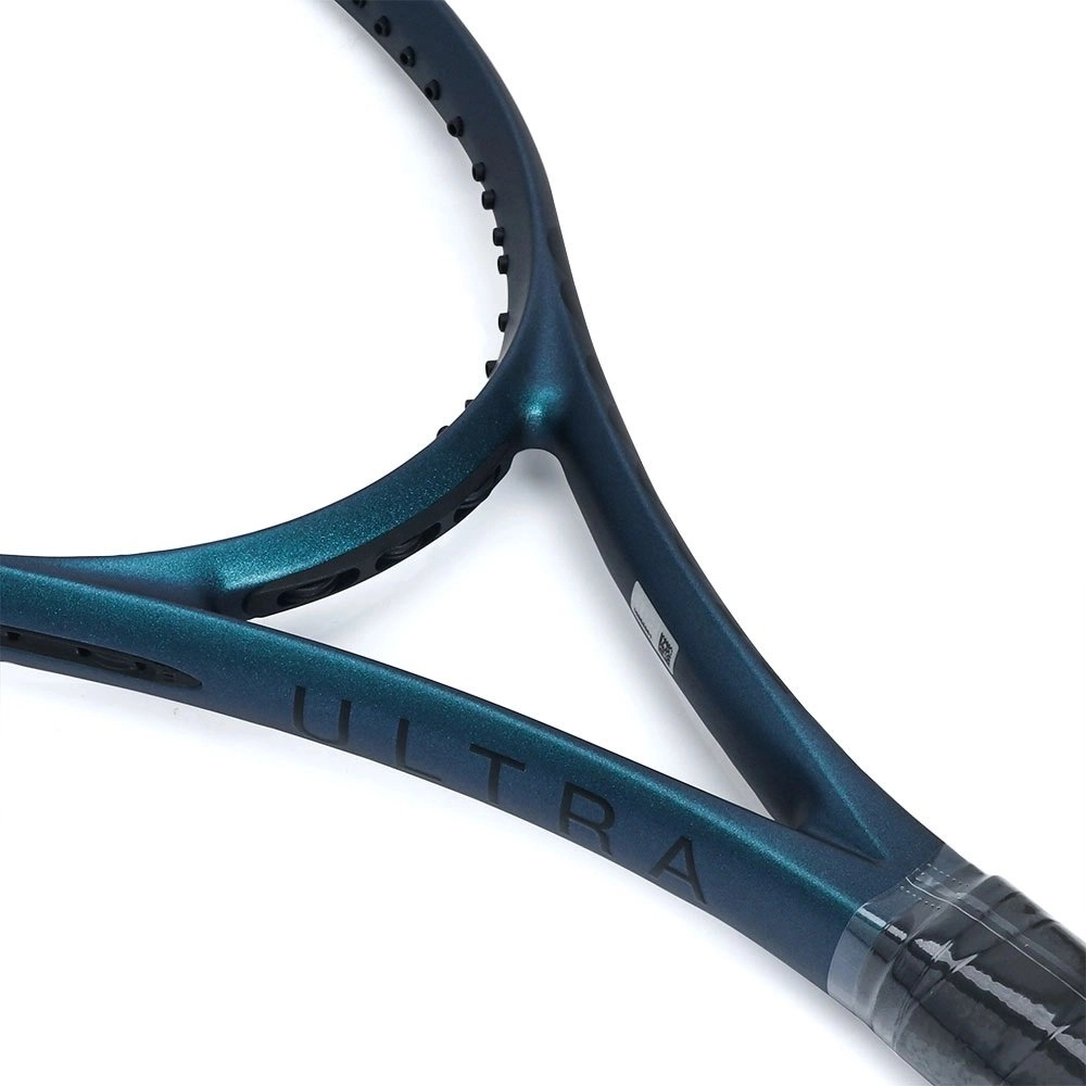 Raquete Wilson Ultra 100 V4.0 Sem Cordas - unissex - azul e preto