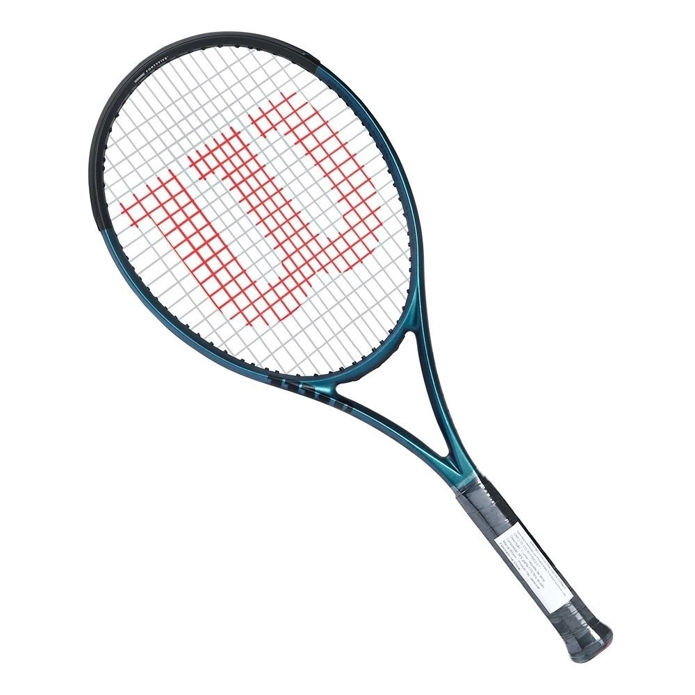 Raquete Wilson Ultra 100 V4.0 Sem Cordas - unissex - azul e preto