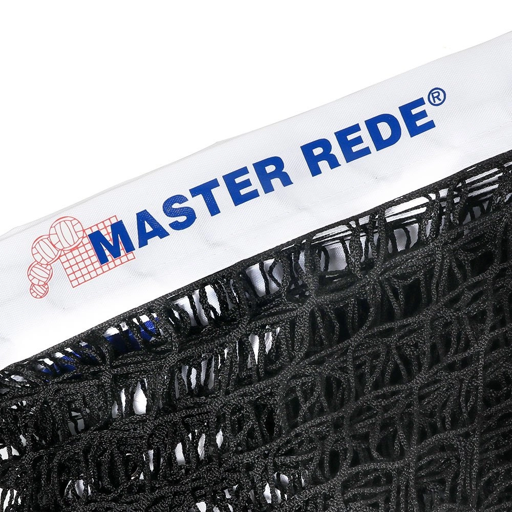 Rede Master Rede Beach Tenis Lazer Fio 1mm Seda - unissex - preto