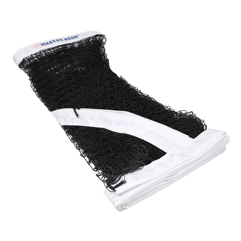Rede Master Rede Beach Tenis Lazer Fio 1mm Seda - unissex - preto