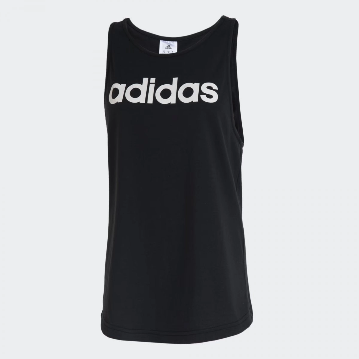 Regata Adidas Logo Linear - feminino - preto e branco