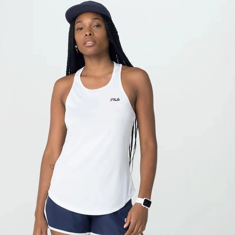 Regata Fila Basic Sports Iii - feminino - branco