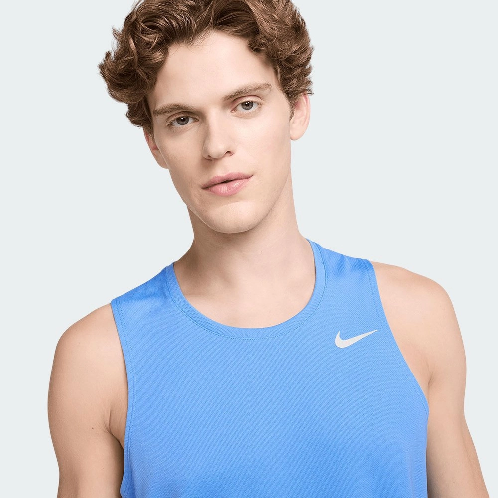 Regata Nike Dri-fit Miler Tank - masculino - azul claro