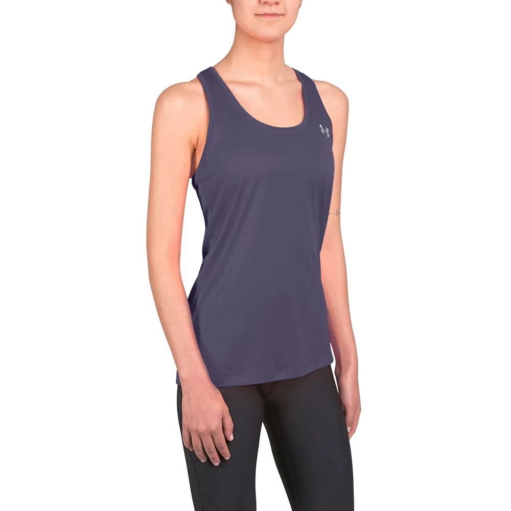 Regata Under Armour Tech Tank - feminino - azul marinho