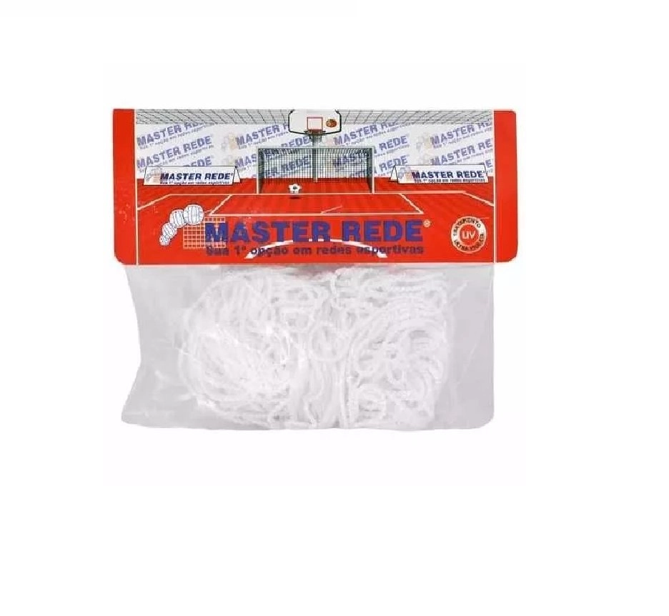 Saco Master Rede Para 10 Bolas Fio 2mm - unissex - branco 