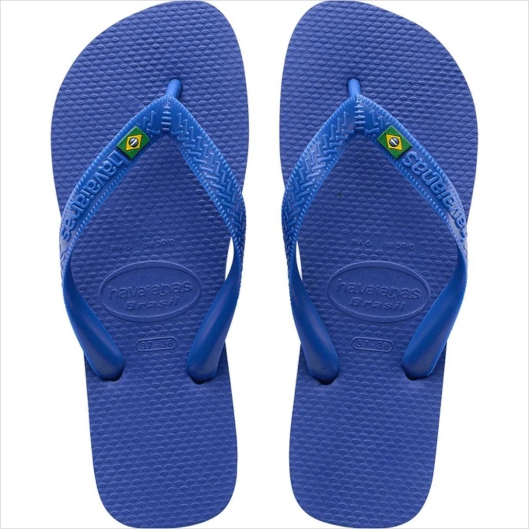 Sandalia Havaianas Brasil - unissex - azul