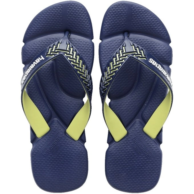 Sandalia Havaianas Power Fc 2.0 - masculino - azul marinho e verde