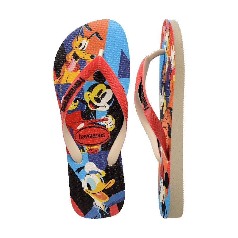 Sandalia Havaianas Stylish Fc - masculino - vermelho e preto