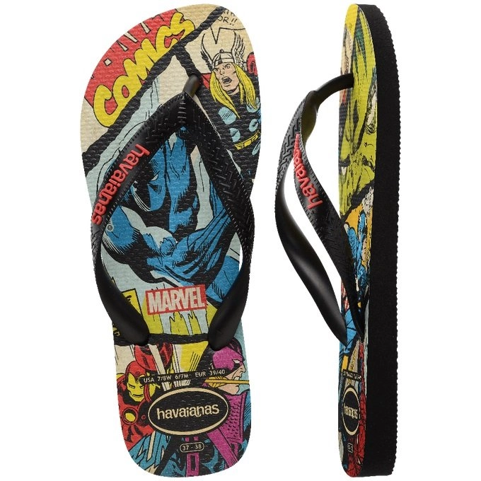 Sandalia Havaianas Top Marvel Clas Gd - unissex - colorido