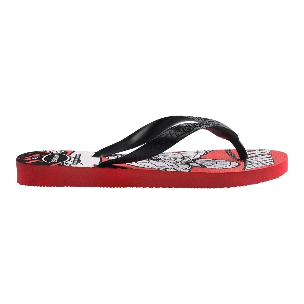 Sandalia Havaianas Top Marvel Lgmn Fc - masculino - vermelho e branco