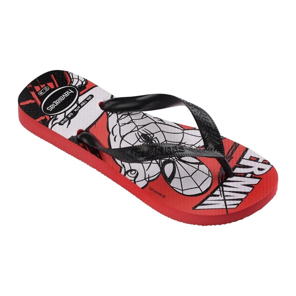 Sandalia Havaianas Top Marvel Lgmn Fc - masculino - vermelho e branco
