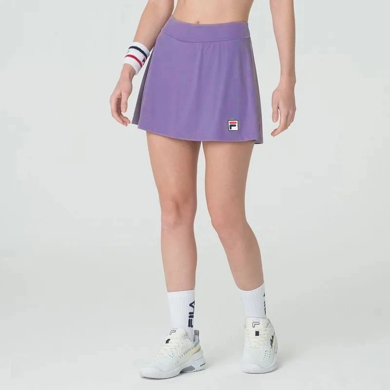 Short saia Fila Tennis Basic - feminino - lilas