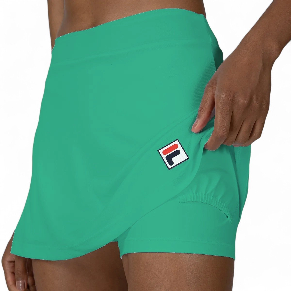 Short Saia Fila Tennis Basic - feminino - verde claro
