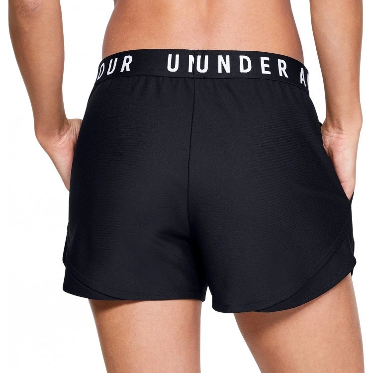 Short Under Armour Ua Play 3.0 - feminino - azul e branco 