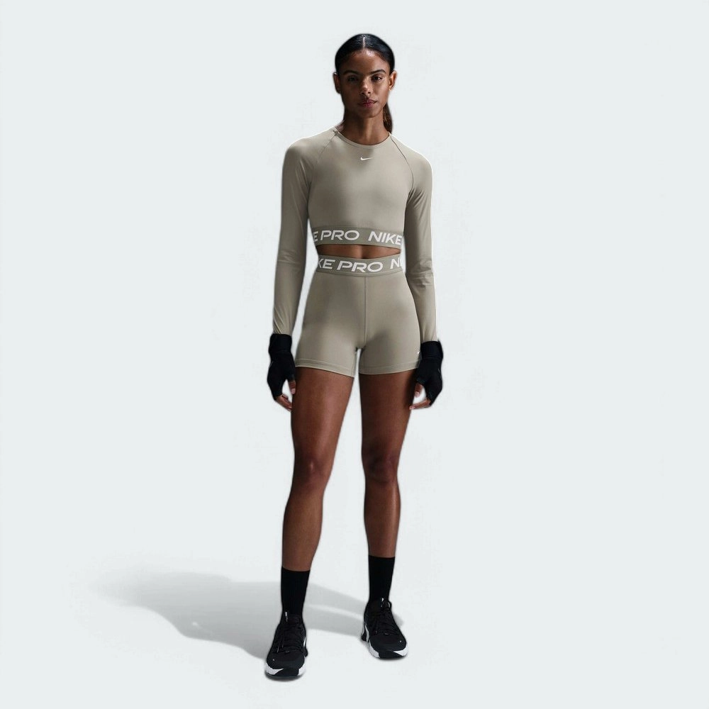Shorts Nike Pro Sculpt - feminino - preto e branco