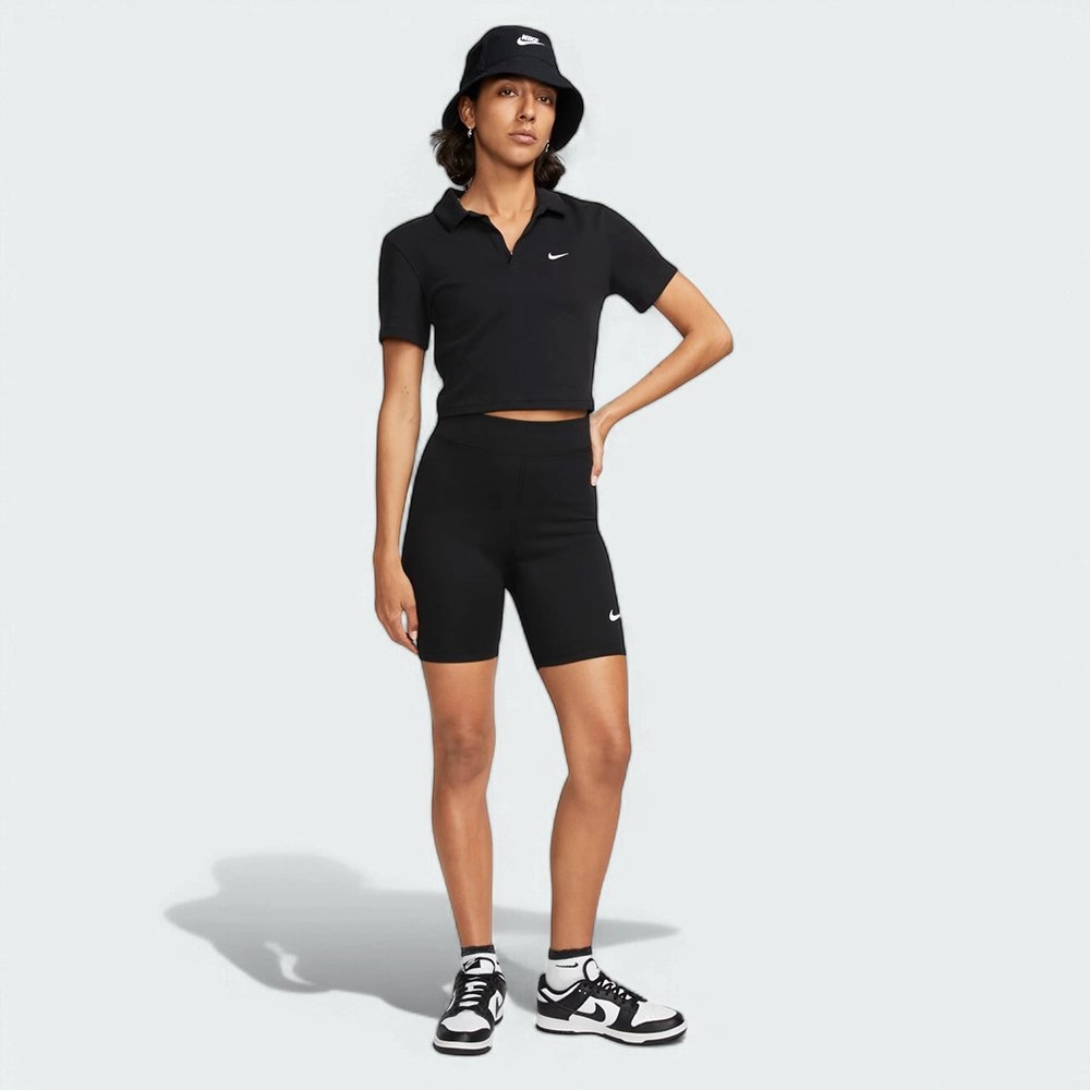 Shorts Nike Sportswear Classics 8in - feminino - preto