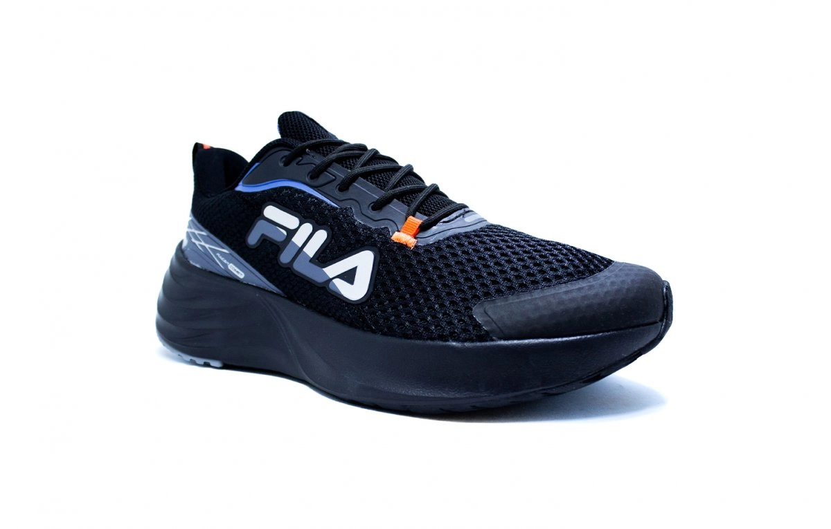 Tênis Fila Racer Grid - masculino - preto e amarelo