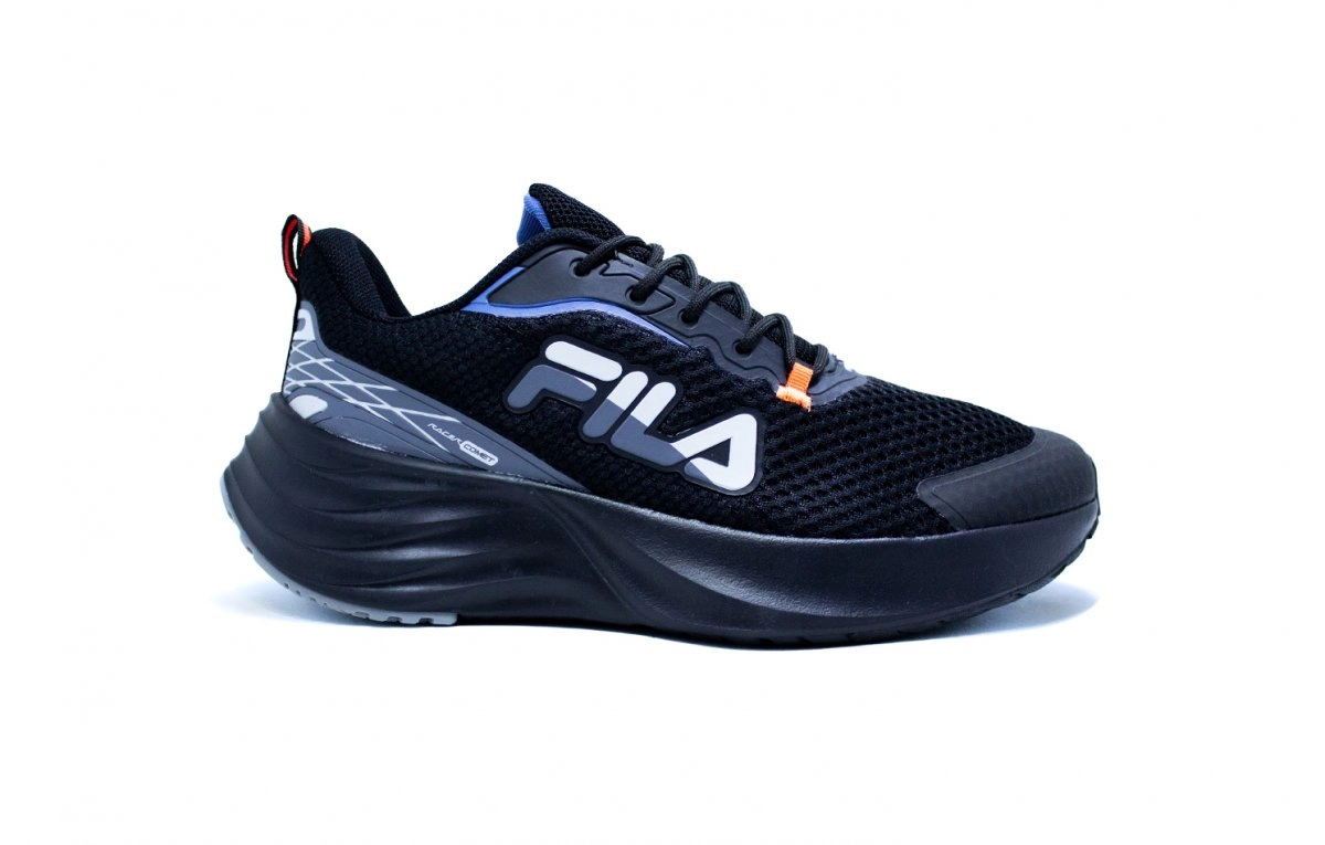 Tênis Fila Racer Grid - masculino - preto e amarelo