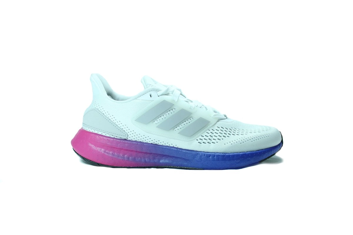 Tenis Adidas Pureboost 22 - masculino - branco e verde