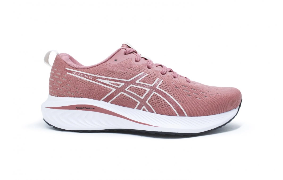 Tenis Asics Gel Excite 10 - feminino - rosa e branco