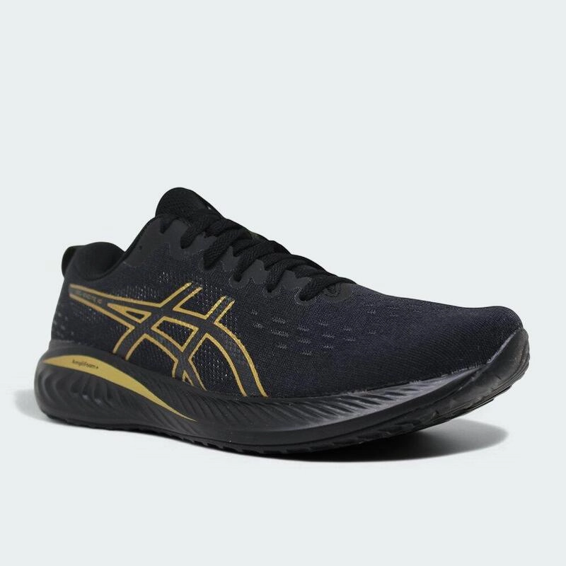 Tenis Asics Gel-Excite 10 - masculino - preto e dourado