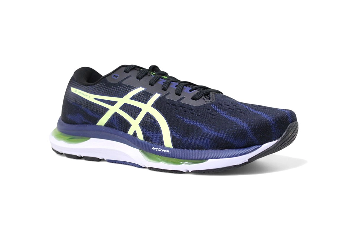 Tenis Asics Gel Kayano 30 - feminino - azul marinho e rosa