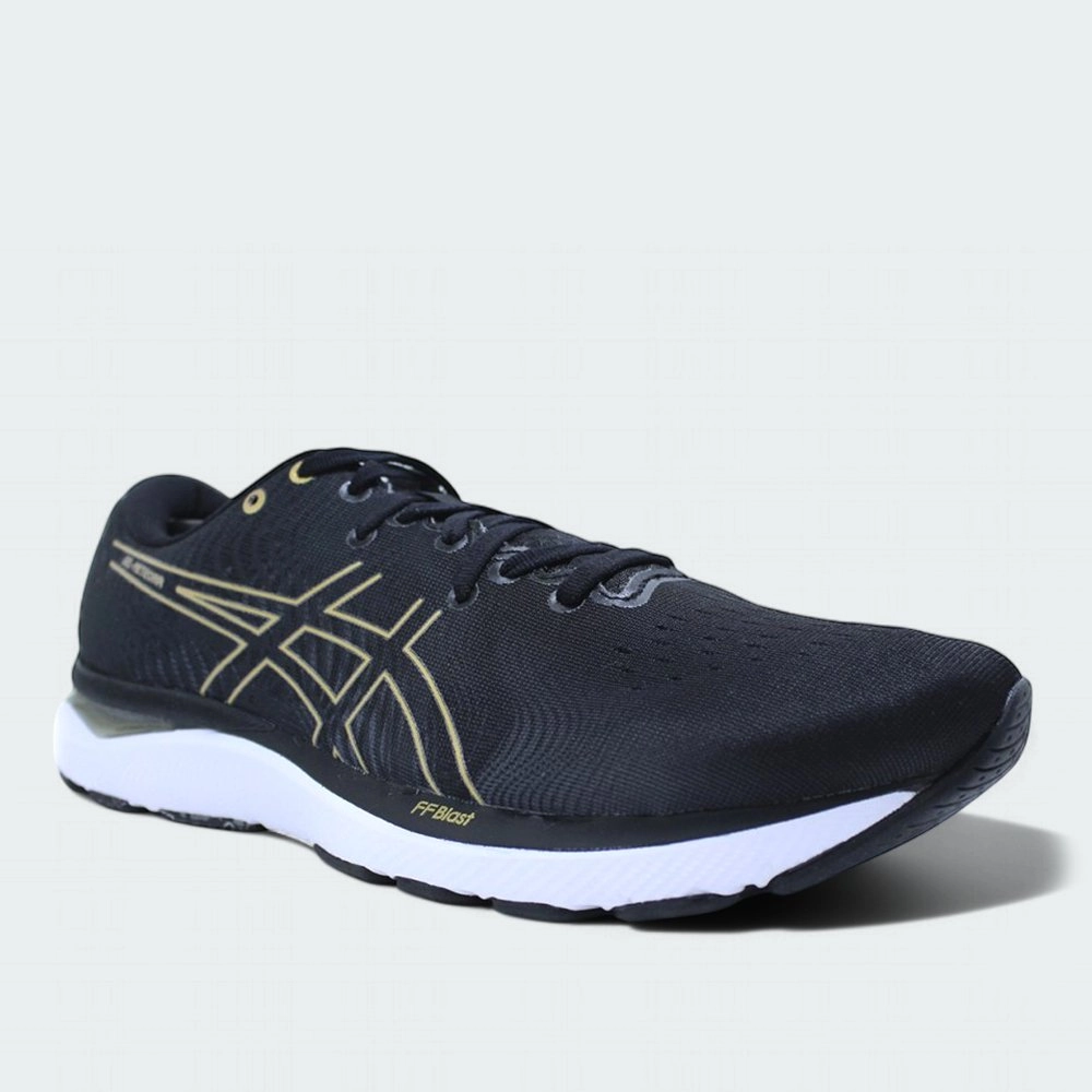 Tenis Asics Gel Nagoya 5 - masculino - cinza e azul 