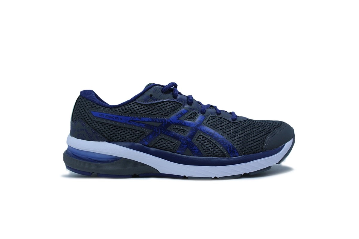 Tenis Asics Gel Nagoya 5 - masculino - cinza e laranja