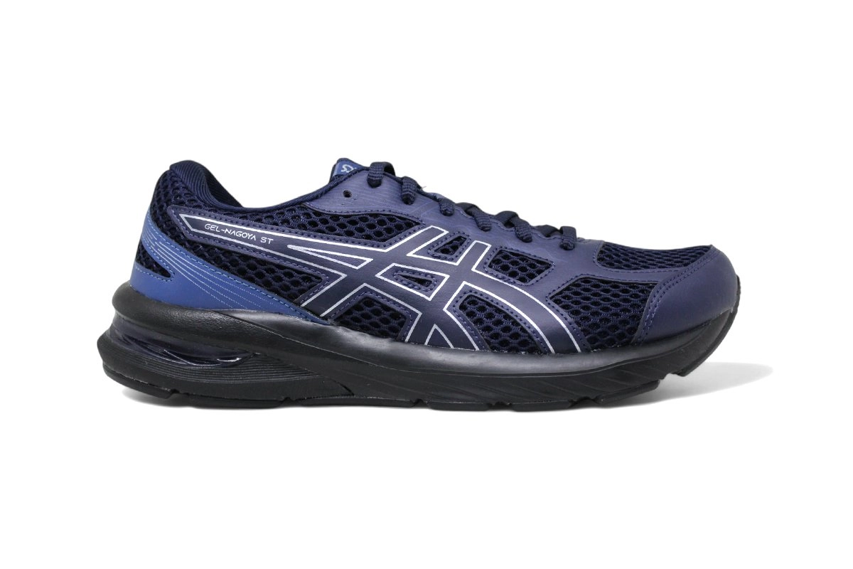 Tenis Asics Gel Nagoya St - masculino - preto e branco