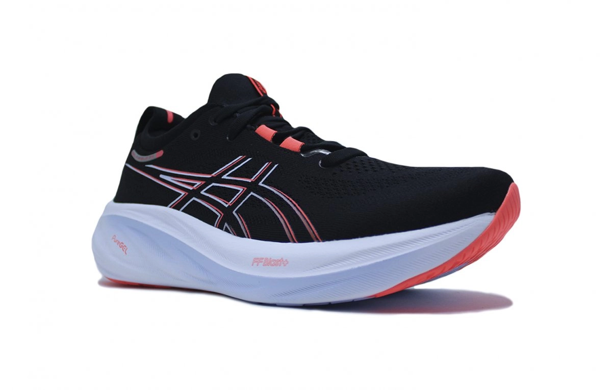 Tenis Asics Gel Nimbus 26 Lite-Show - feminino - roxo e verde