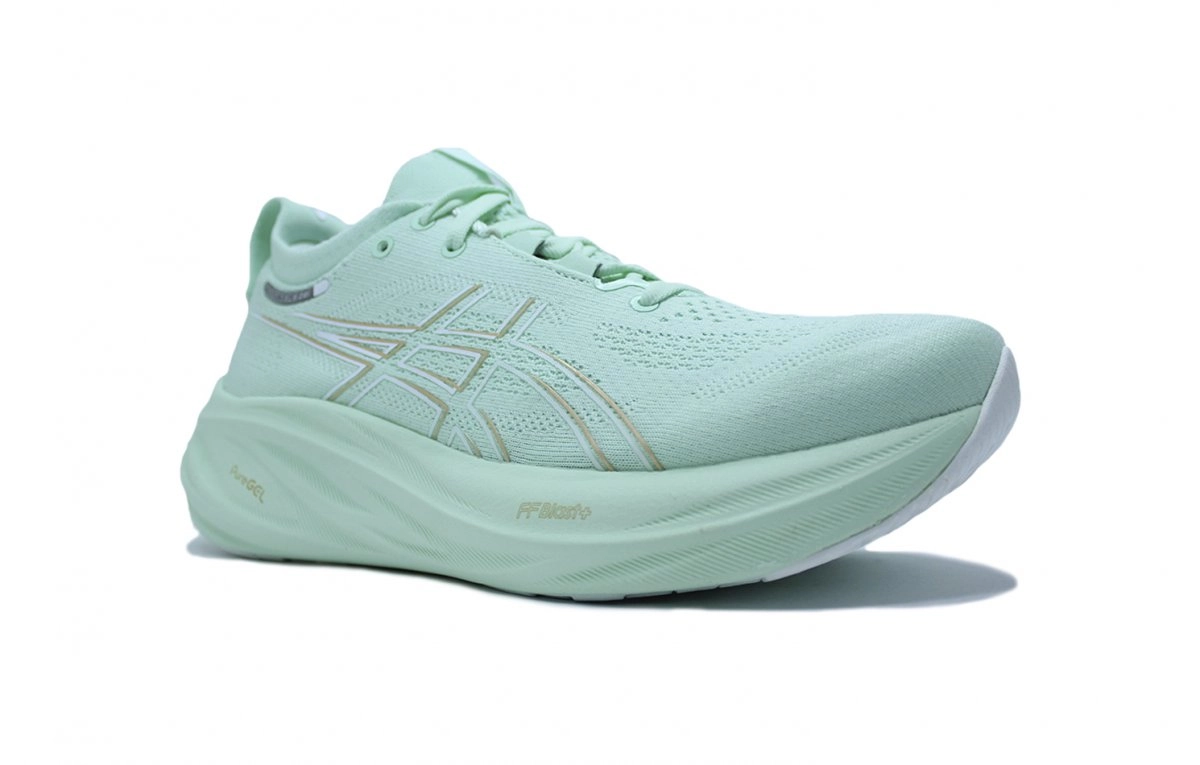 Tenis Asics Gel Nimbus 26 - masculino - azul e laranja