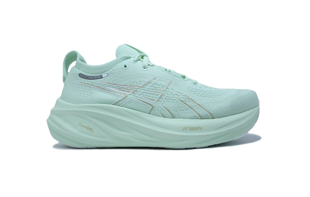 Tenis Asics Gel Nimbus 26 - masculino - azul e laranja
