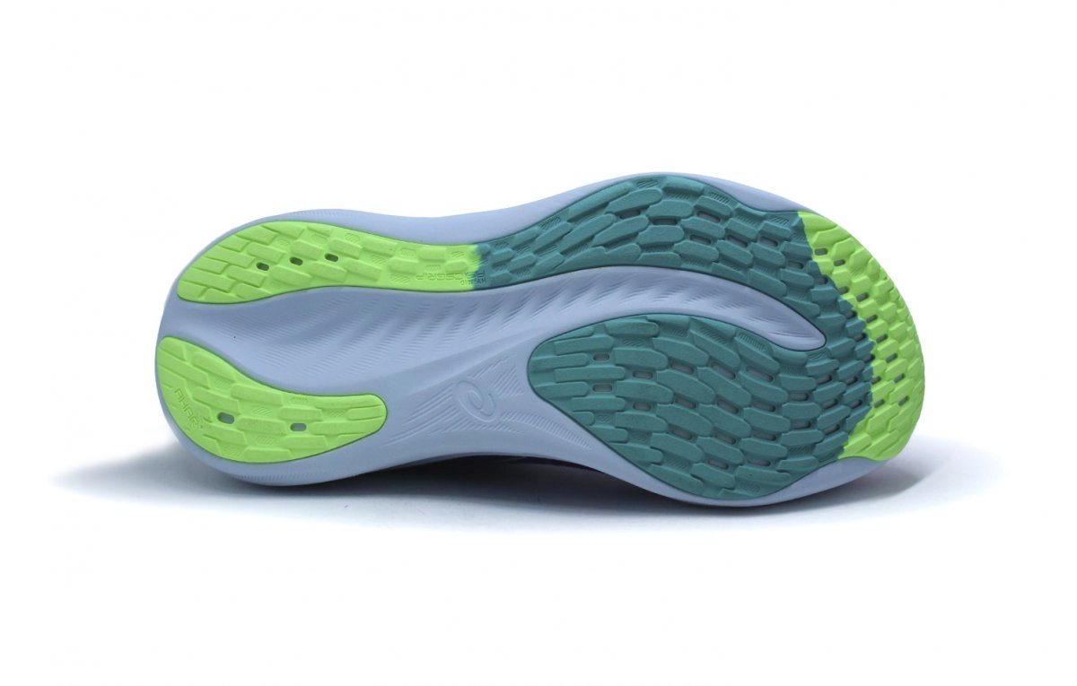 Tenis Asics Gel Nimbus 26 Platinum - feminino - azul e dourado