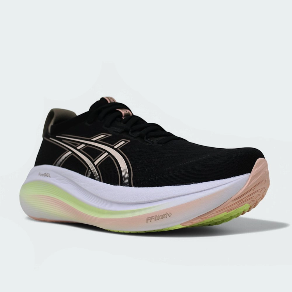 Tenis Asics Gel Nimbus 27 - masculino - azul e branco