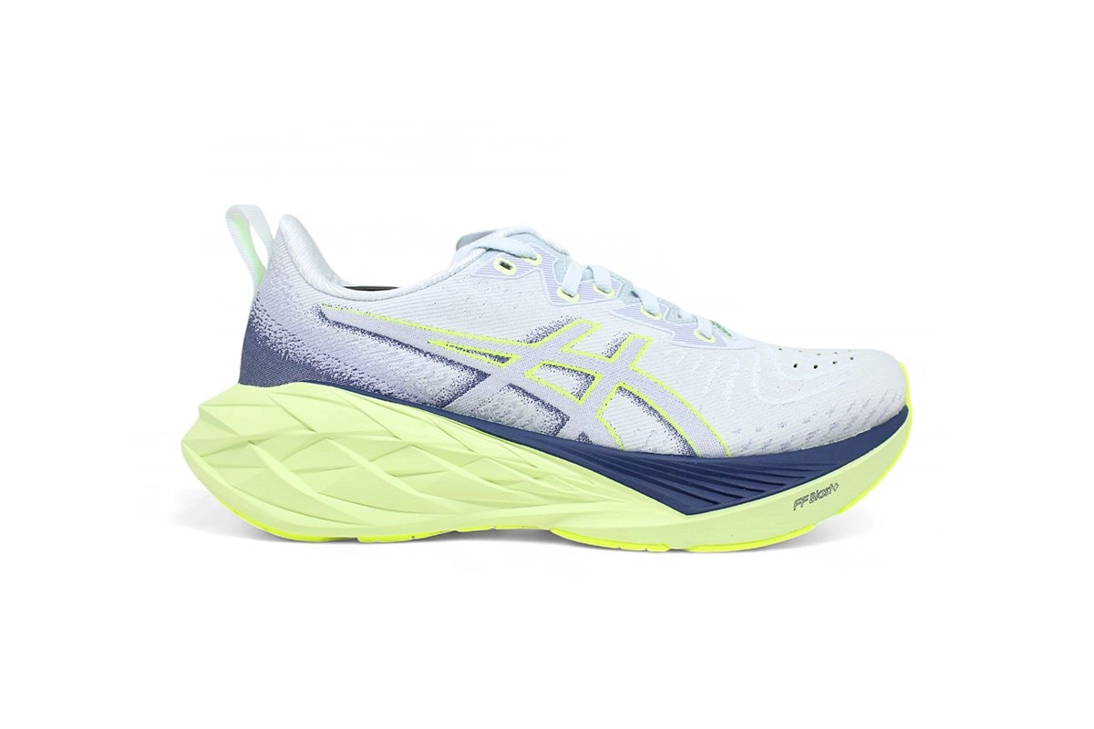 Tenis Asics Novablast 5 - feminino - roxo e rosa