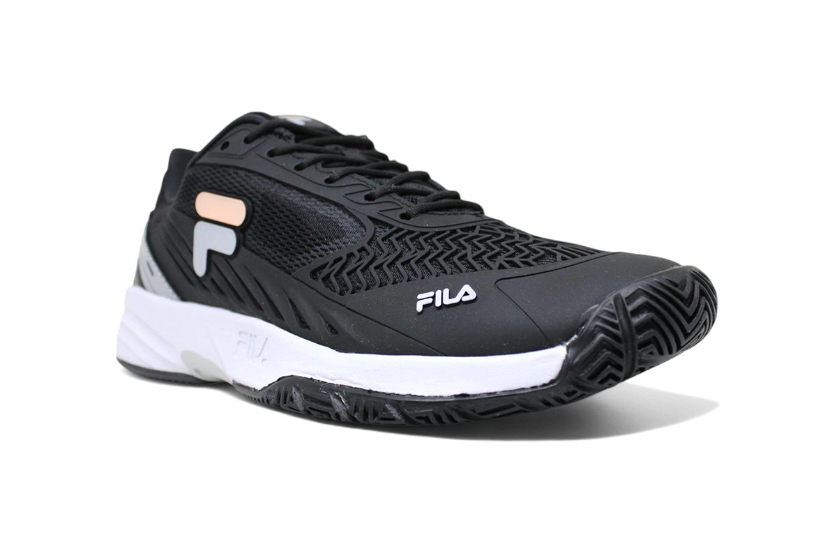 Tenis Fila Arcade Low - feminino - preto e branco