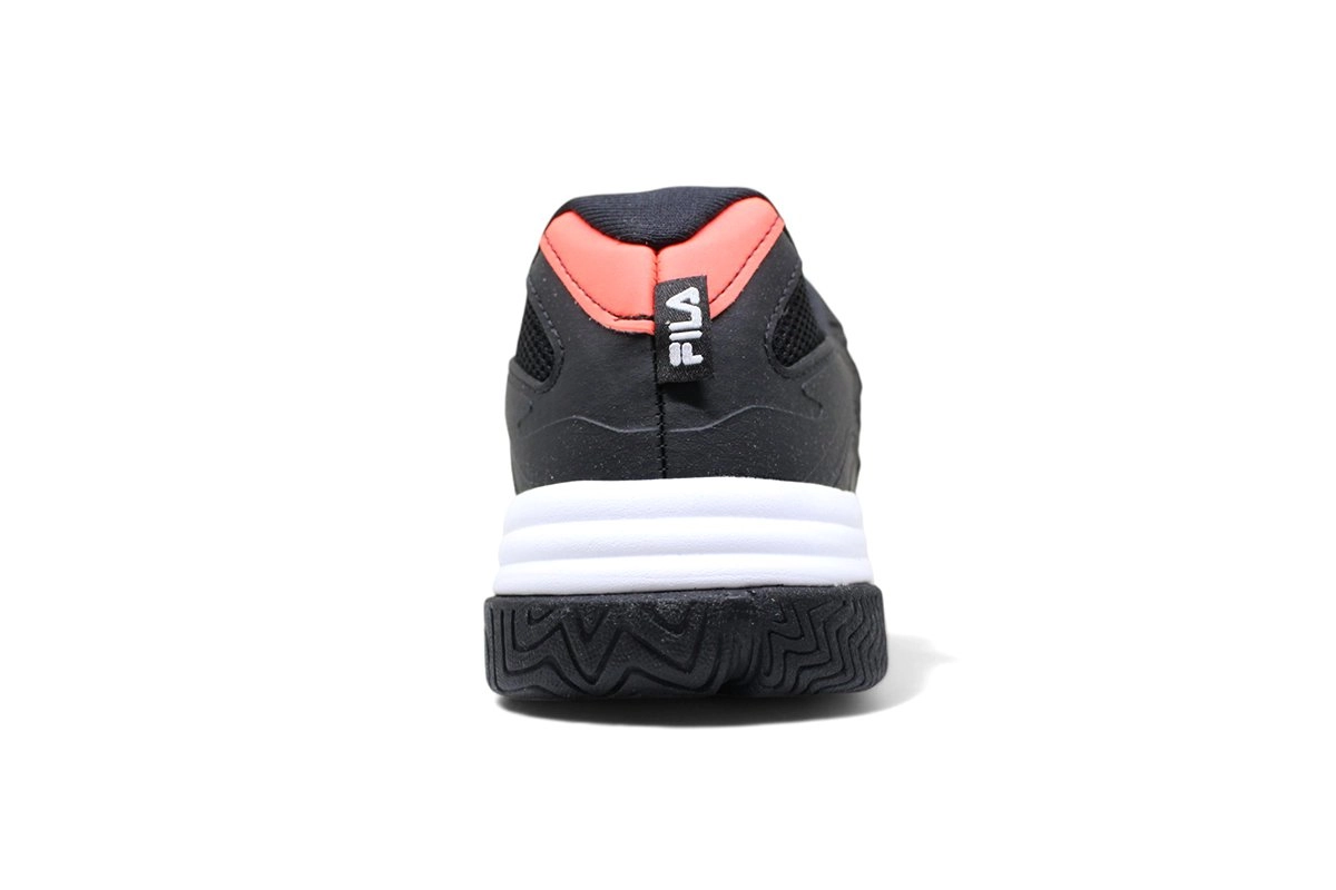 Tenis Fila Outfield Infantil - unissex - preto e branco