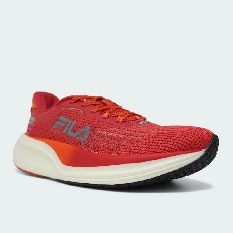 Tenis Fila Racer Speedzone - feminino - vermelho e branco