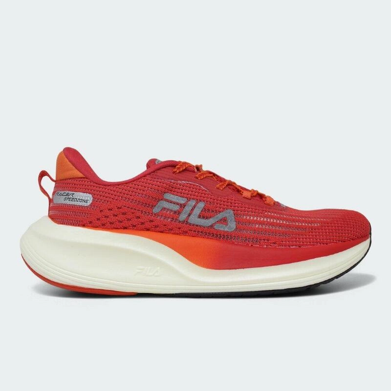 Tenis Fila Racer Speedzone - feminino - vermelho e branco