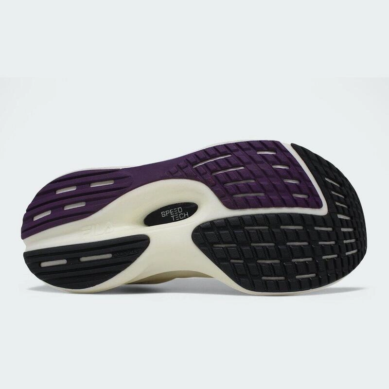 Tenis Fila Racer T2 Xtreme - feminino - bege e laranja