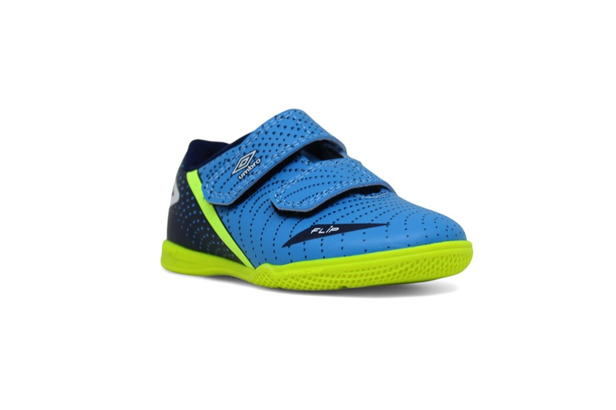 Tenis Futsal Umbro Mutant Jr infantil - unissex - preto e cinza