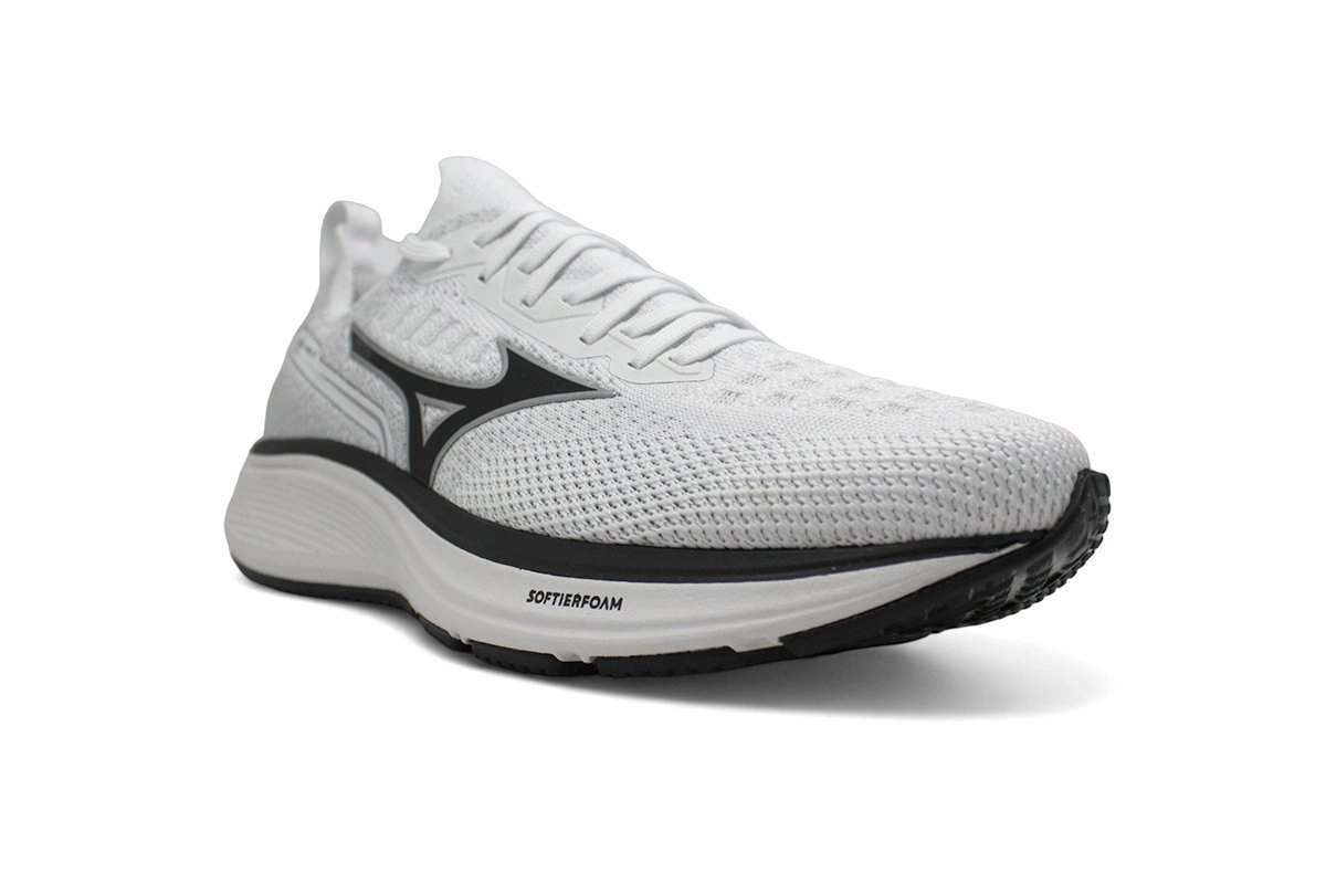 Tenis Mizuno Cool Ride 2 - masculino - chumbo e branco