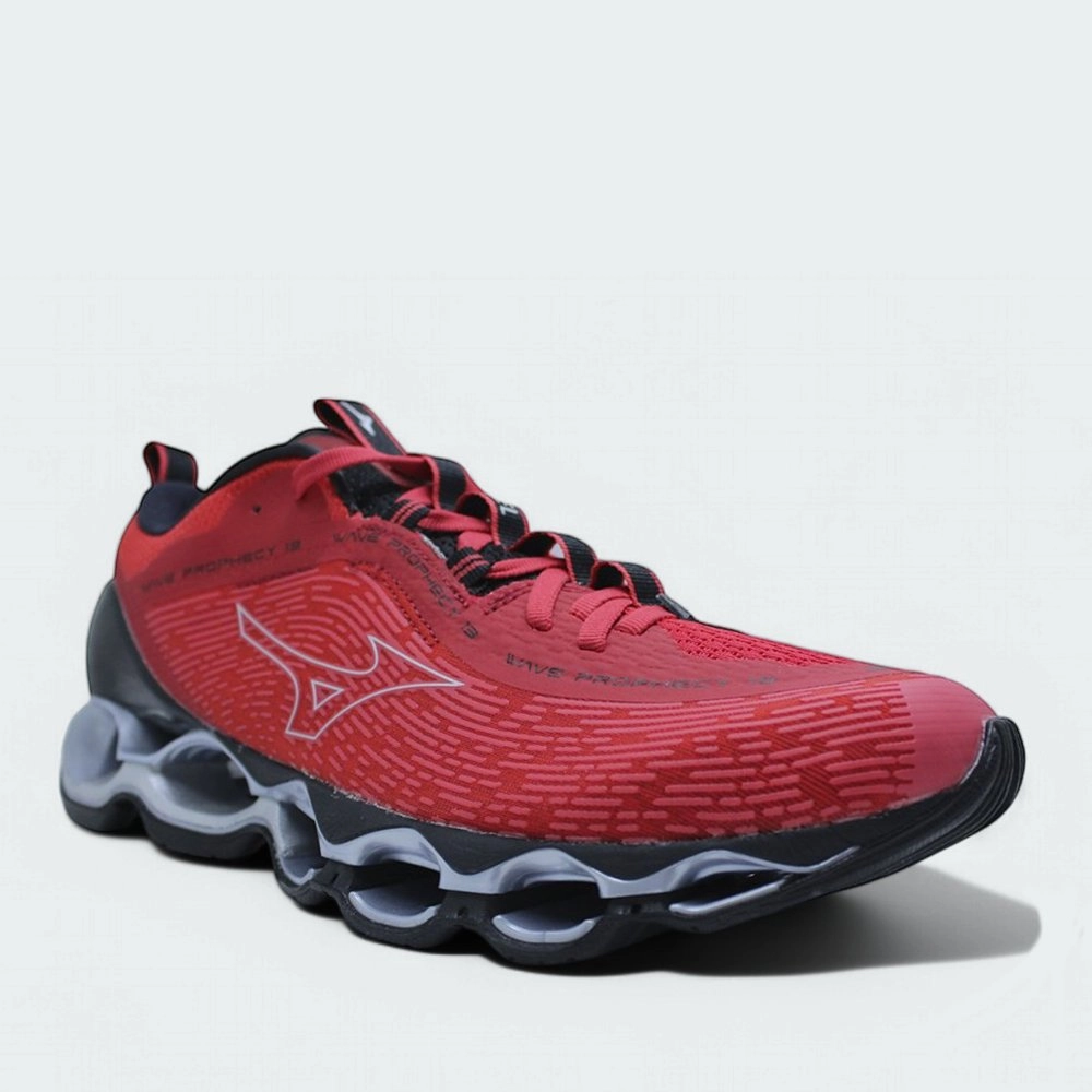 Tenis Mizuno Wave Prophecy 14 - masculino - preto e vermelho