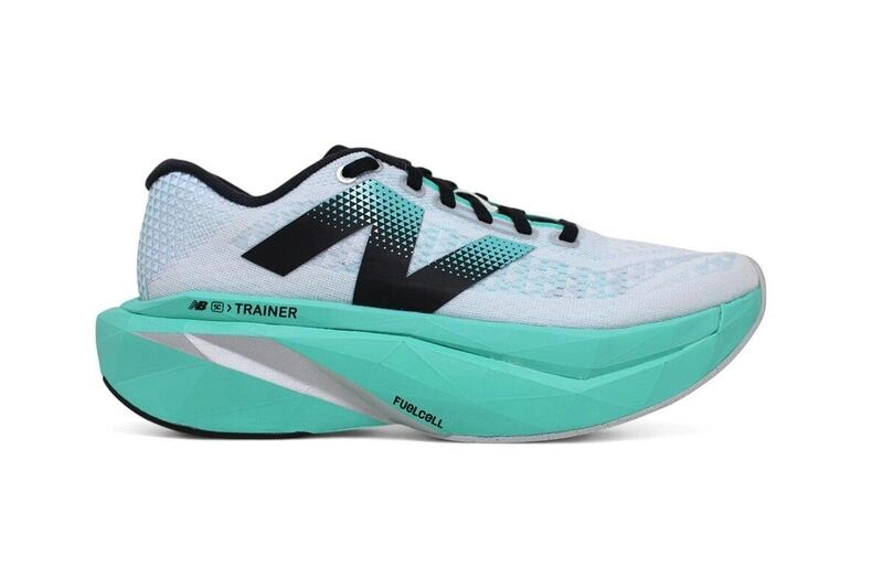 Tenis New Balance Fuelcell Supercomp Trainer V3 - masculino - branco e  verde