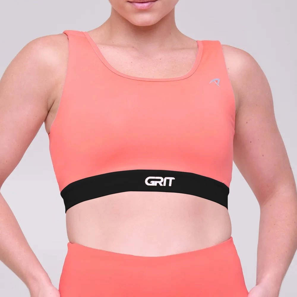 Top Authen Grit Gear Reto - feminino - marrom