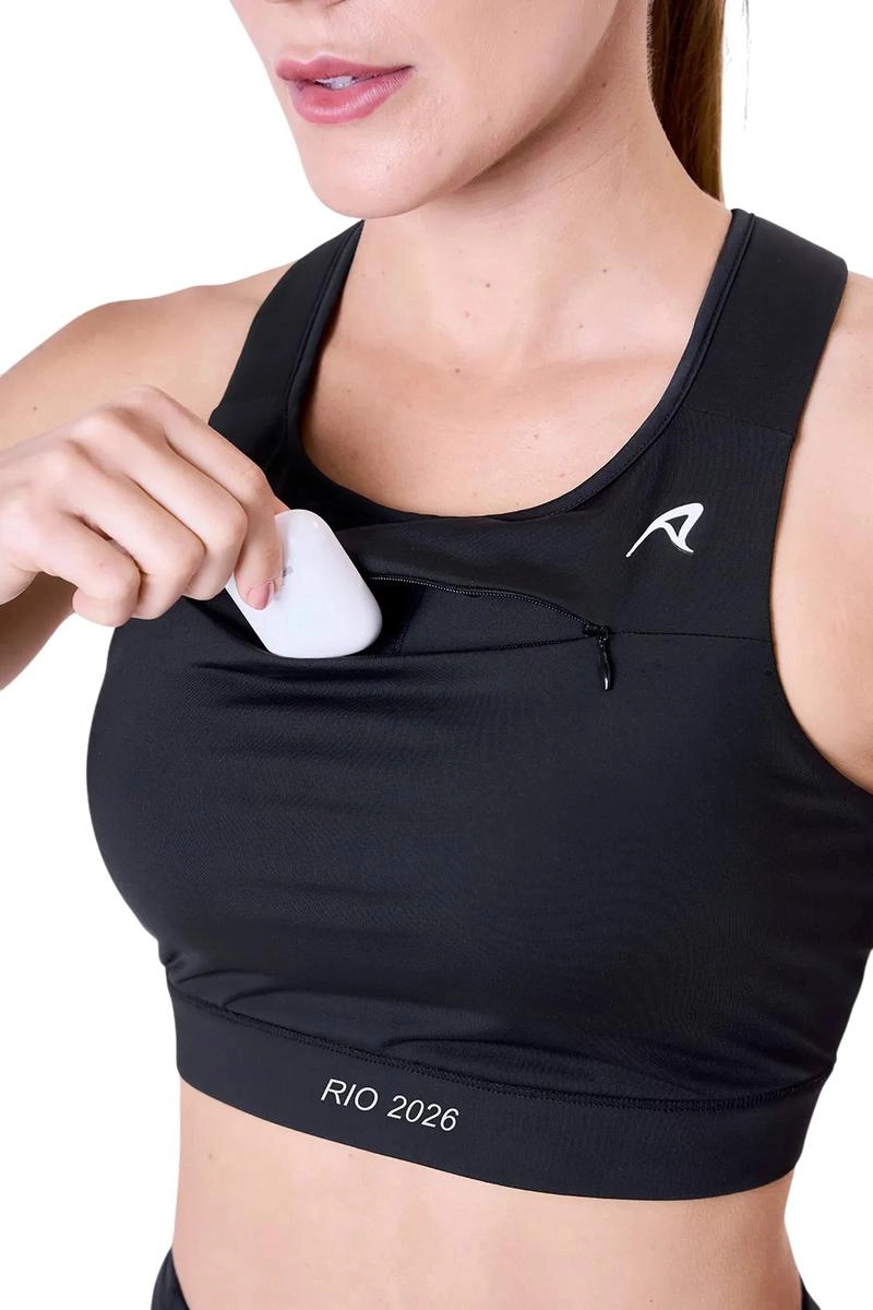 TOP AUTHEN GRIT PROVAS 2 BOLSOS NADADOR RIO