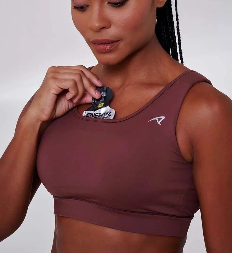 Top Authen Signature Power 2 Em 1 - feminino - verde escuro
