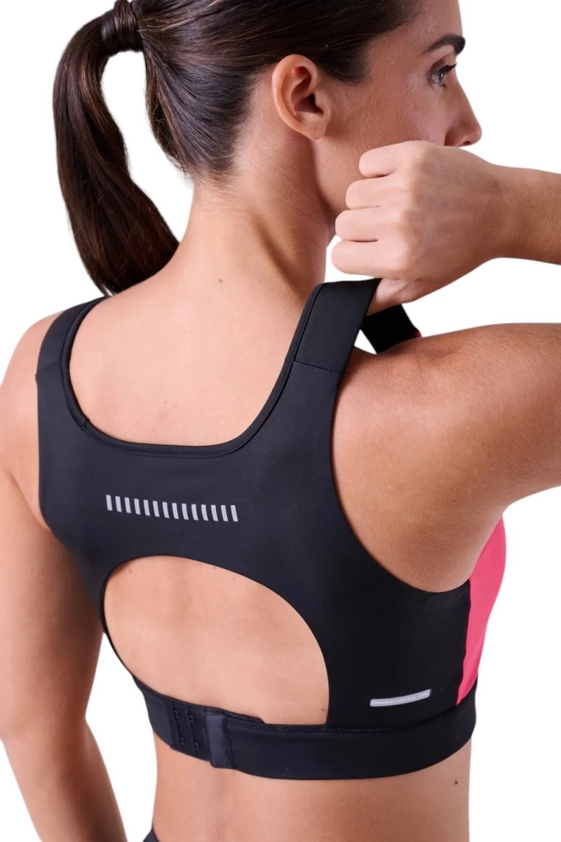 Top Authen Signature Power - feminino - rosa